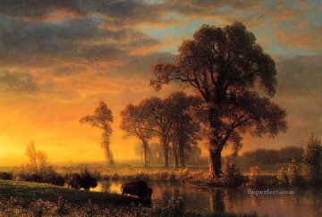  oeste Lienzo - Oeste de Kansas Albert Bierstadt